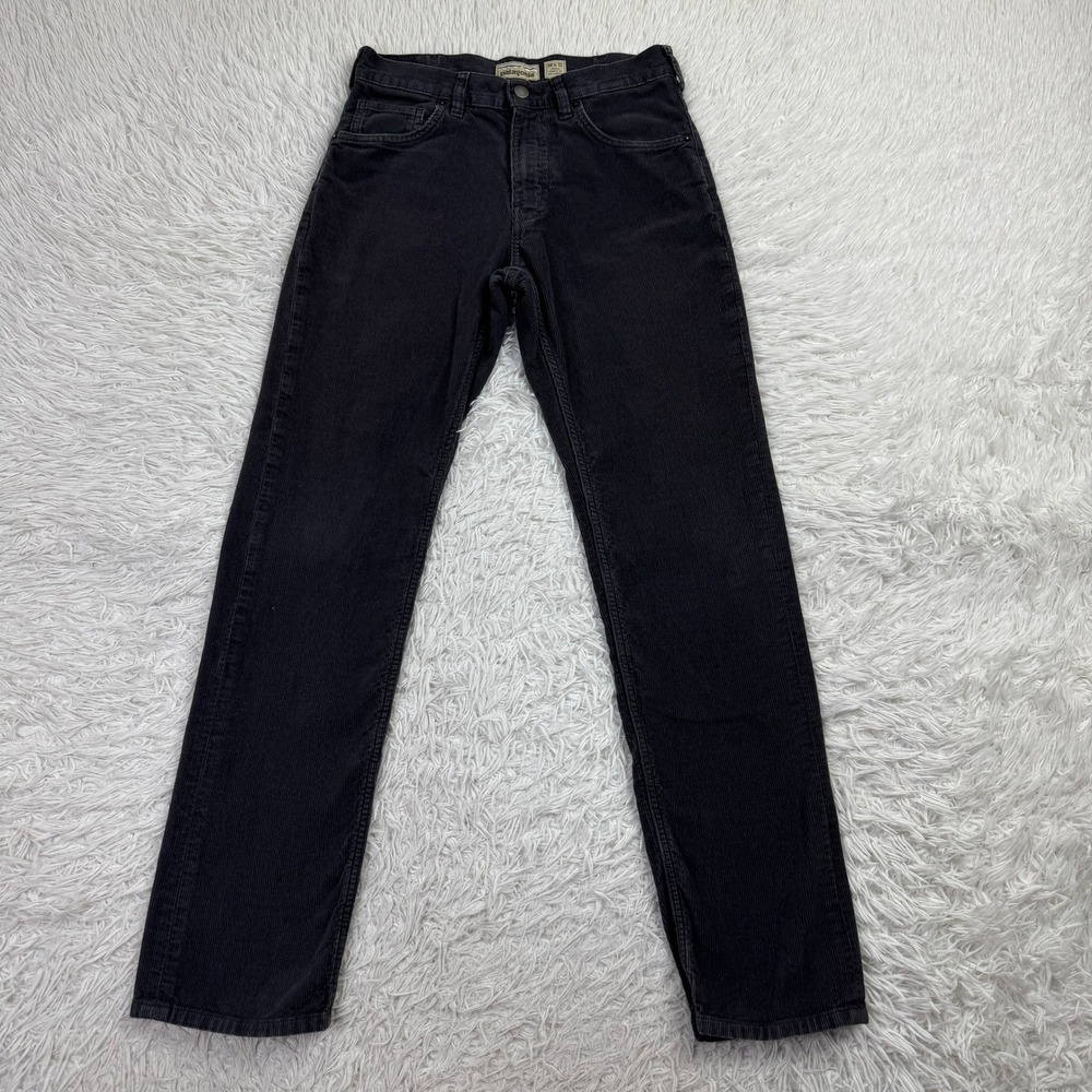 Patagonia Pants Mens 30x32 Forge Grey Organic Cotton Corduroy Jeans Straight Leg
